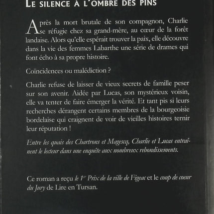 Le silence à l'ombre des pins - Elisa Tixen - Livre
