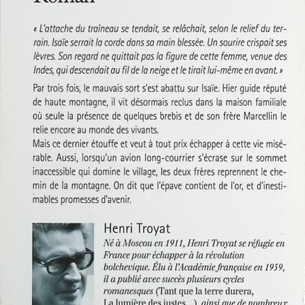 La neige en deuil - Henri Troyat - Livre