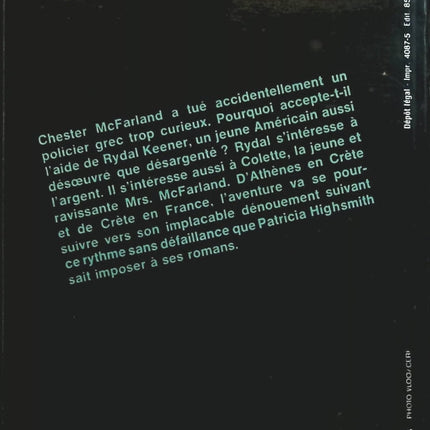 Les deux visages de janvier - Patricia Highsmith - Livre