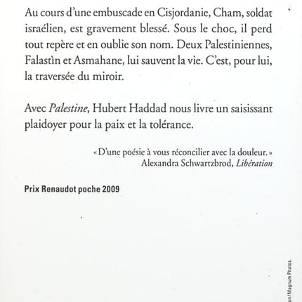 Palestine - Hubert Haddad - Livre