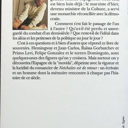 Federico Sanchez vous salue bien - Jorge Semprun - Livre