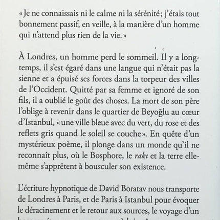 Murmures à Beyoglu - David Boratav - Livre