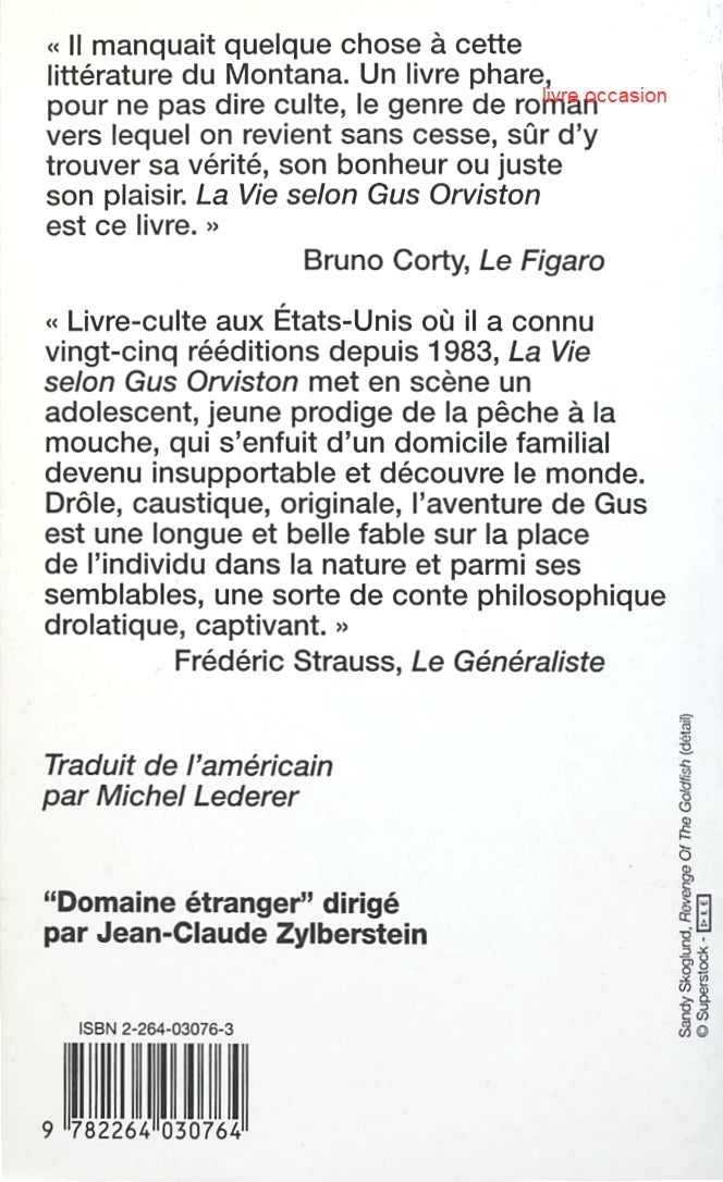 La vie selon Gus Orviston - David James Duncan - Livre