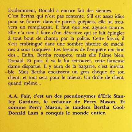 Bousculez Pas Le Magot - A.a. Fair - Livre