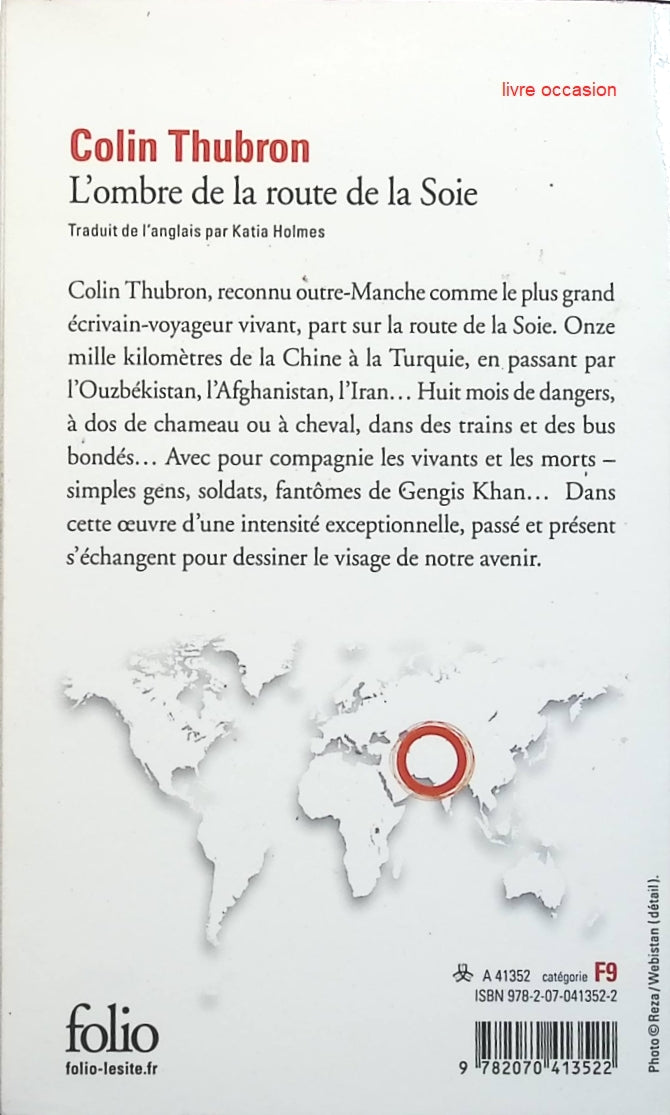 L'ombre de la route de la soie - Colin Thubron - Livre