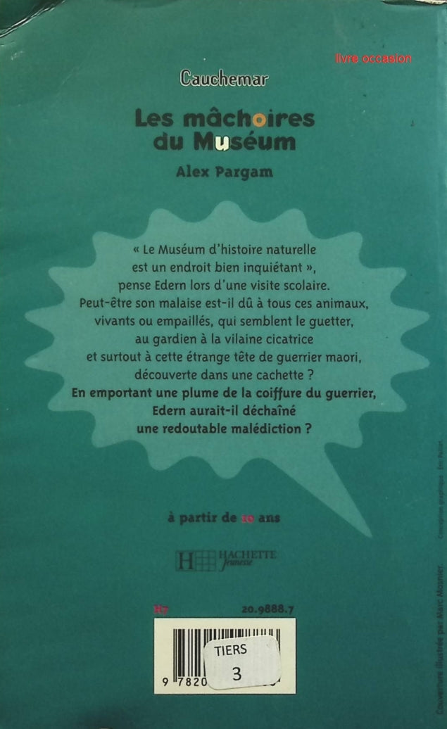 Les mâchoires du muséum - Alex Pargam - Livre