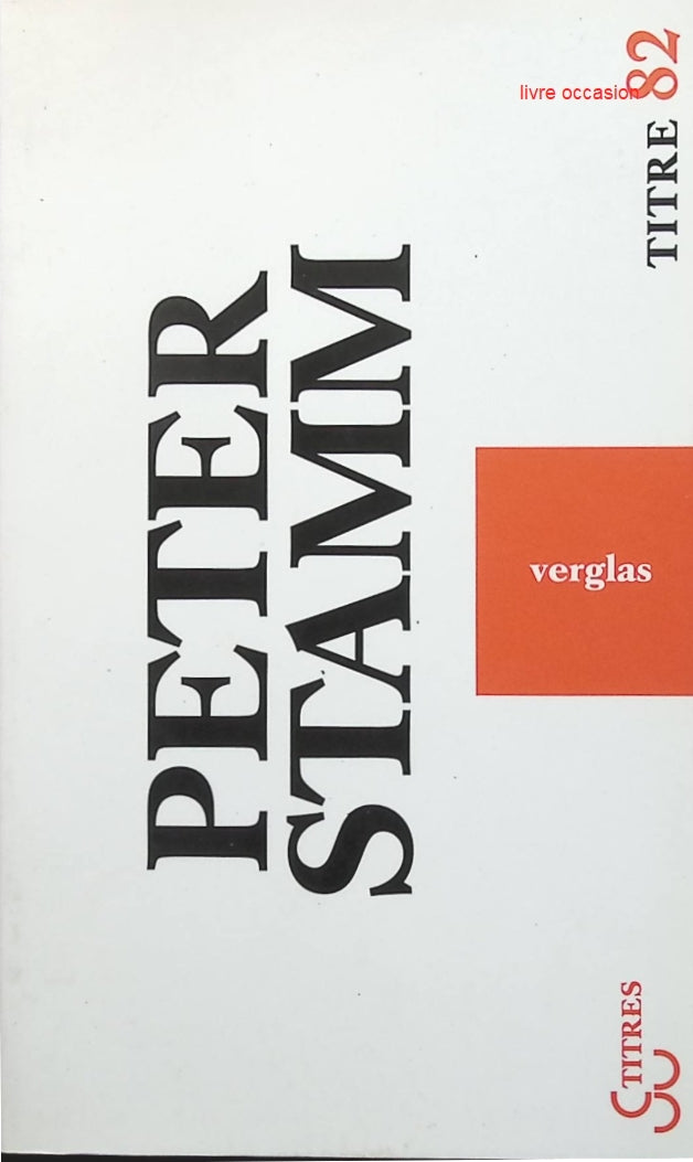 Verglas - Peter Stamm - Livre