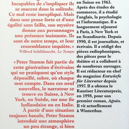 Verglas - Peter Stamm - Livre