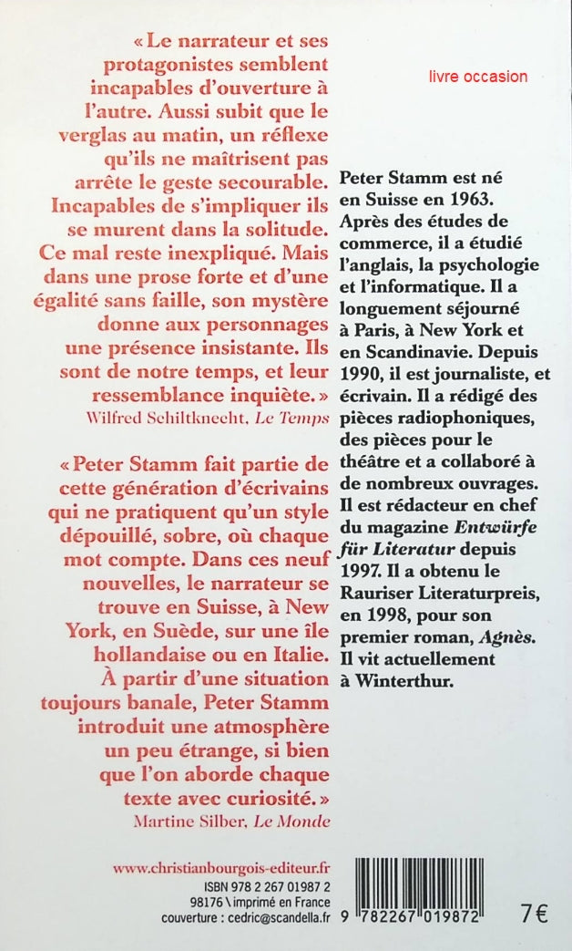 Verglas - Peter Stamm - Livre
