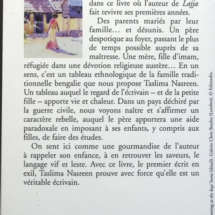 Enfance au féminin - Taslima Nasreen - Livre