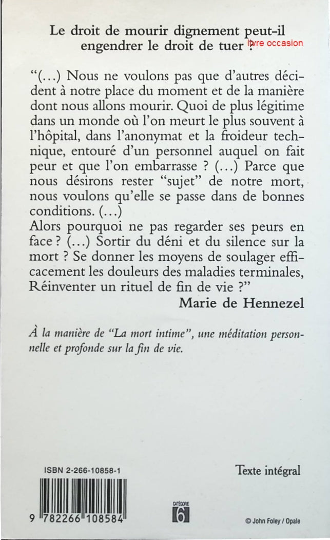 Nous ne nous sommes pas dit au revoir - Marie de Hennezel - Livre