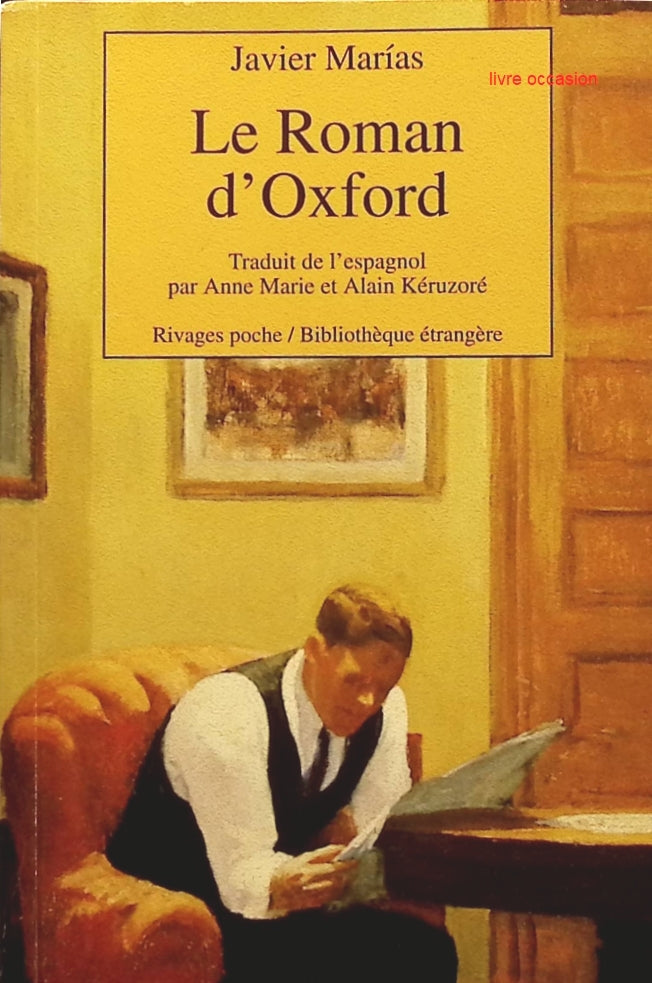 Le roman d'Oxford - Javier Marías - Livre
