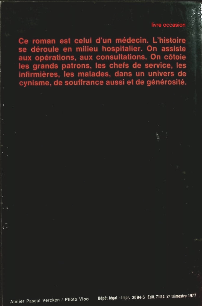 Un medecin dans la nuit - Jacques et François Gall - Livre