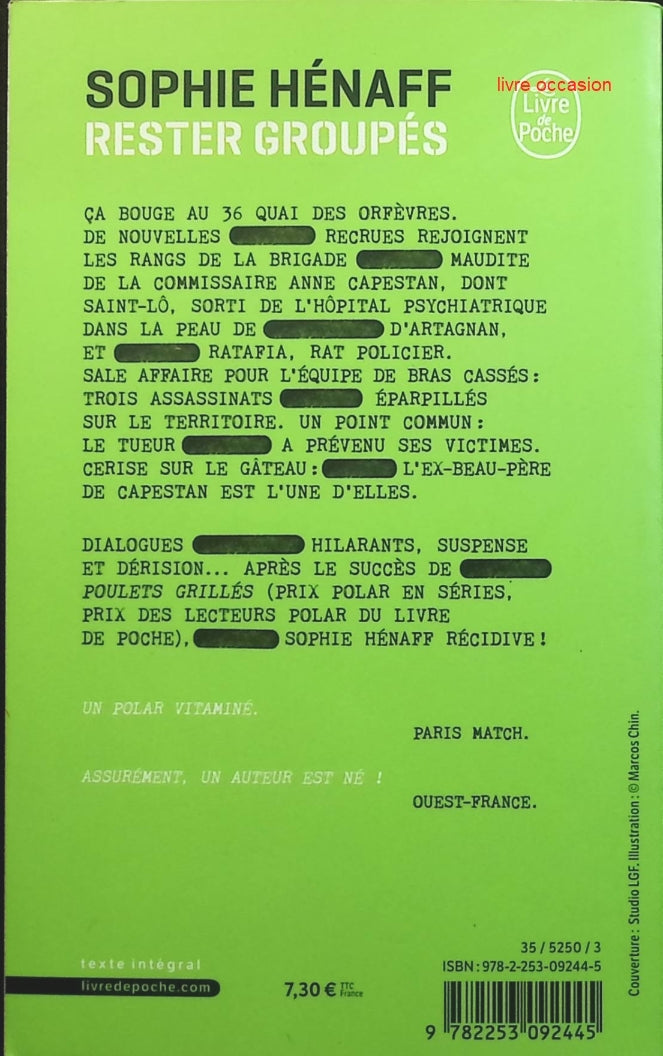 Rester groupés - Sophie Hénaff - Livre