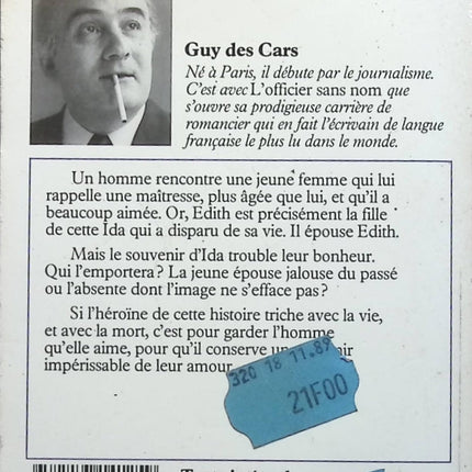 La tricheuse - Guy des Cars - Livre