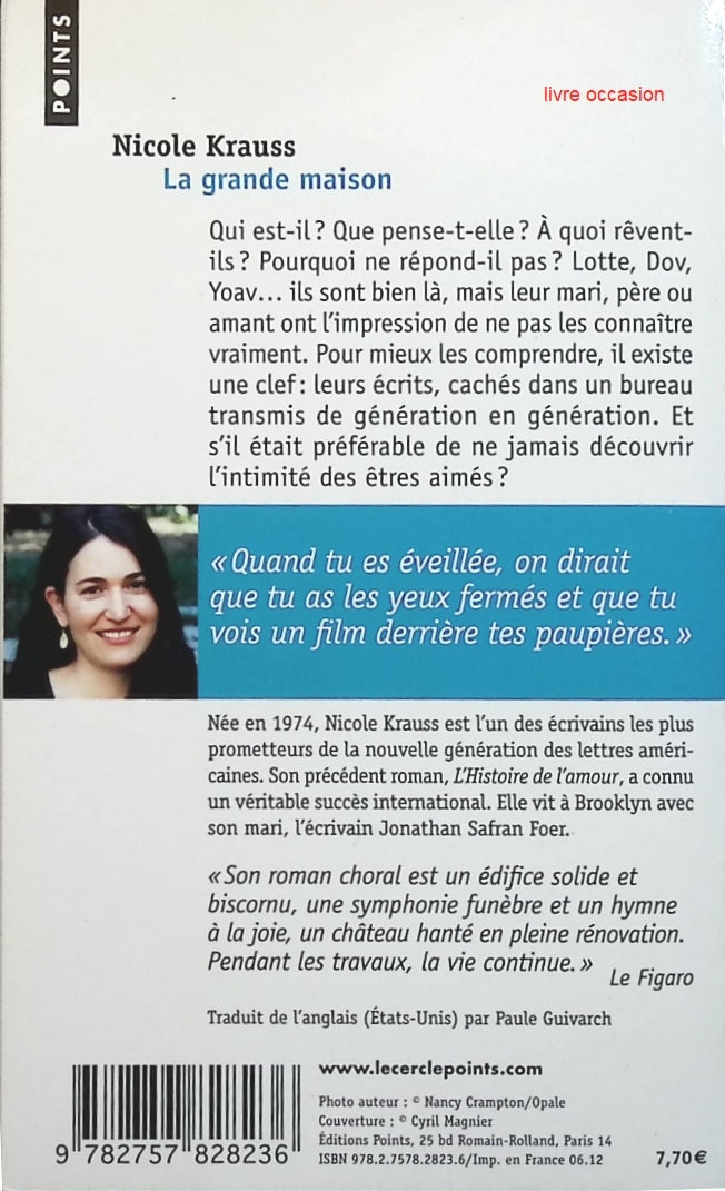 La grande maison - Nicole Krauss - Livre
