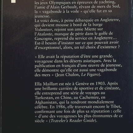 La vagabonde des mers - Ella Maillart - Livre