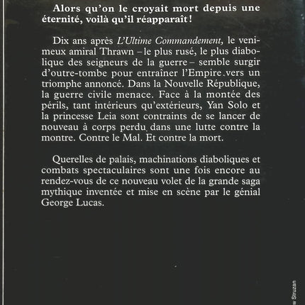 Star Wars - La Main de Thrawn, tome 1 : Le Spectre du passé - Timothy Zahn - Livre