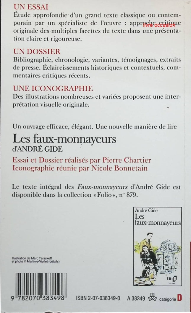 Les faux-monnayeurs - André Gide - livre