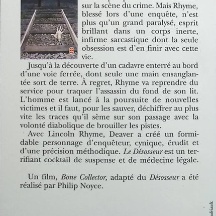 Le Désosseur - Jeffery Deaver - livre