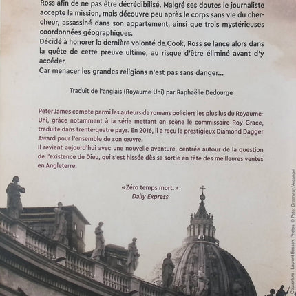 La Preuve ultime - Peter James - livre