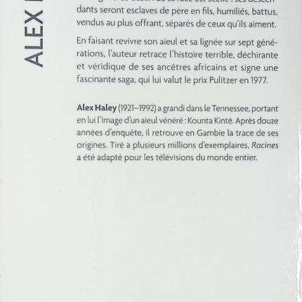 Racines - Alex Haley - Livre