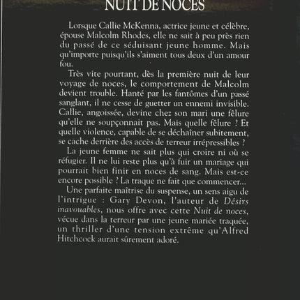 Nuit de noces - Gary Devon - livre