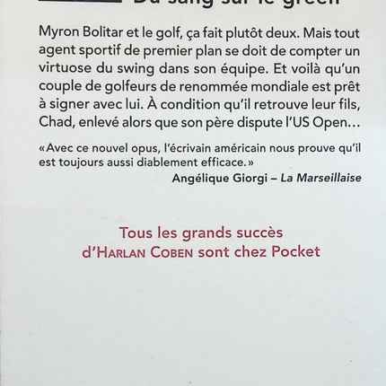Du sang sur le green - Harlan Coben - livre