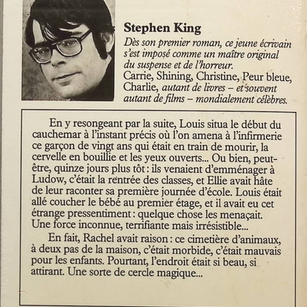 Simetierre - Stephen King - livre
