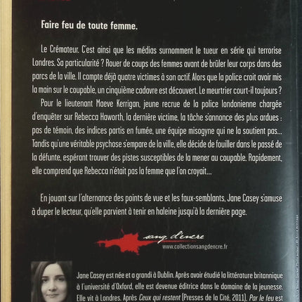 Par le feu - Jane Casey - Livre