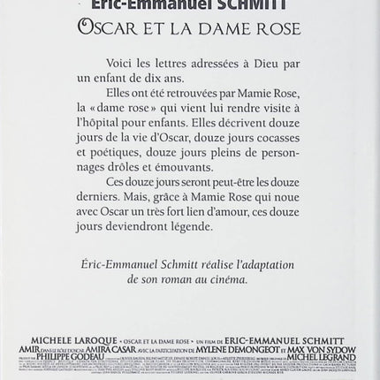 Oscar et la dame rose - Éric-Emmanuel Schmitt - Livre