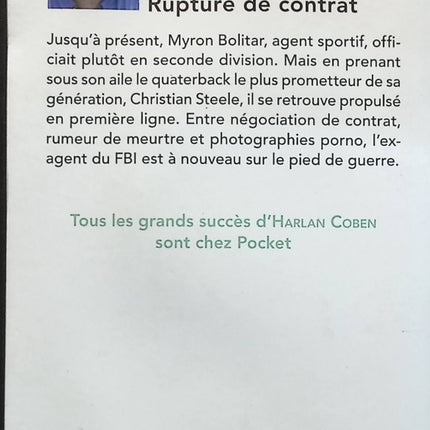 Rupture de contrat – thriller captivant d’Harlan Coben mêlant suspense et secrets - livre
