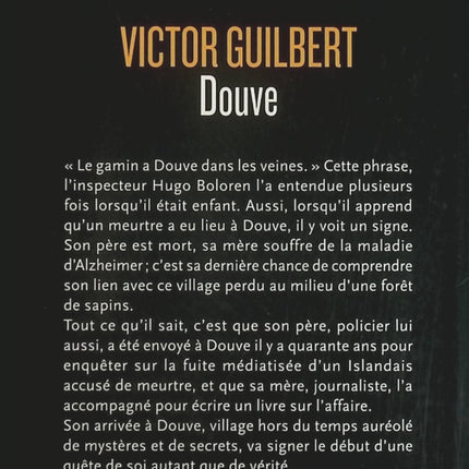 Douve - Victor Guilbert - Livre