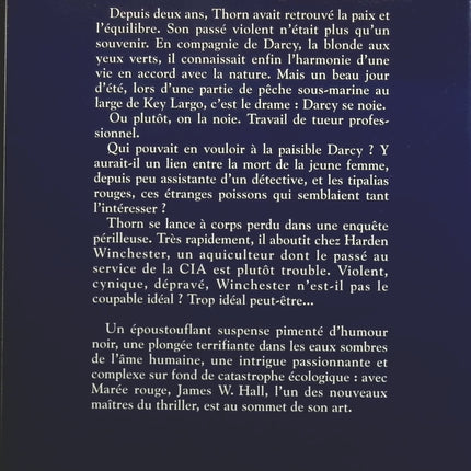 Marée rouge - James Wilson Hall - livre