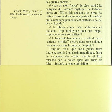 Un héros - Félicité Herzog - Livre