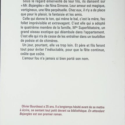 En attendant Bojangles - Olivier Bourdeaut - Livre