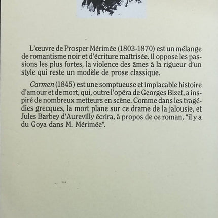 Carmen et Autres Nouvelles - Prosper Mérimée - livre