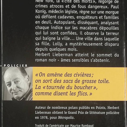 Nécropolis - Herbert Lieberman - Livre