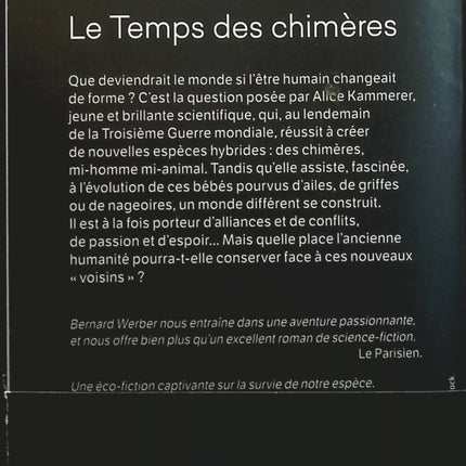 Le Temps des chimères - Bernard Werber - livre