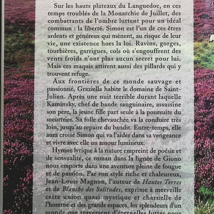 Les garrigues rouges - Jean-Louis Magnon - Livre