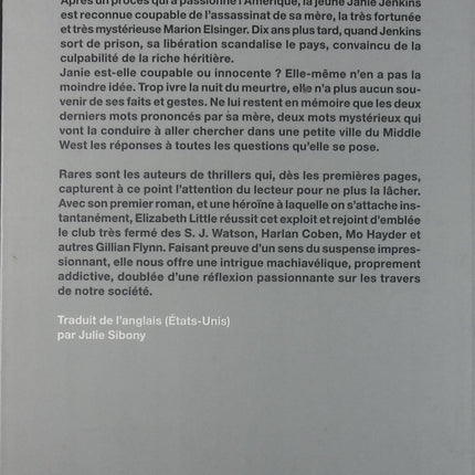 Les Réponses - Elizabeth Little - livre