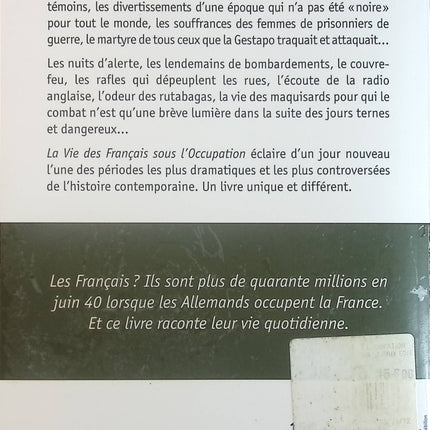 La vie des Français sous l'Occupation - Henri Amouroux - Livre