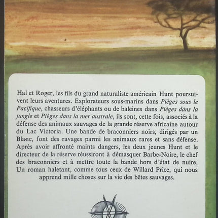 Pièges dans la savane - Willard Price - Livre