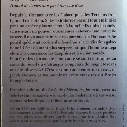Jusqu'au coeur du soleil Tome 1 - David Brin - livre