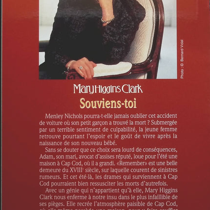 Souviens-toi - Mary Higgins Clark - livre