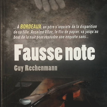 Fausse note - Guy Rechenmann - Livre