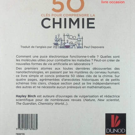 50 clés pour comprendre la chimie - Hayley Birch - livre