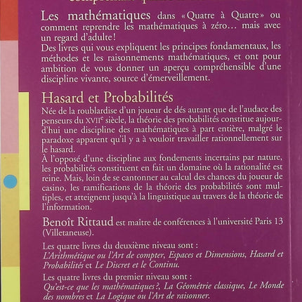 Hasard et probabilités - Benoît Rittaud - livre