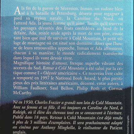 Retour à Cold Mountain - Charles Frazier - Livre