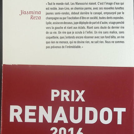 Babylone - Yasmina Reza - Livre
